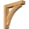 Ekena Millwork Thorton Block Rough Sawn Bracket w/ Offset Brace, Western Red Cedar, 6"W x 30"D x 30"H BKT0604X30X30THR05RWR - alternate 1